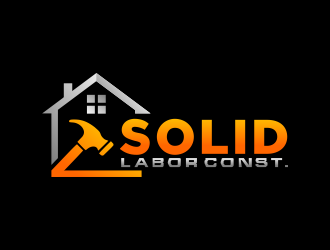 Solid Labor Const.  logo design by done