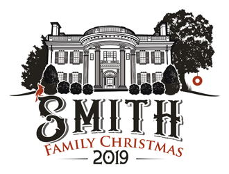 Smith Family Christmas 2019 logo design by coco