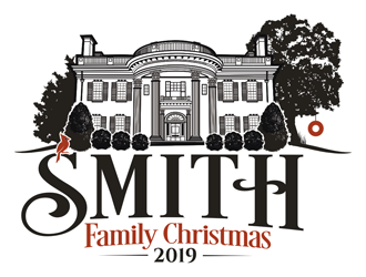 Smith Family Christmas 2019 logo design by coco