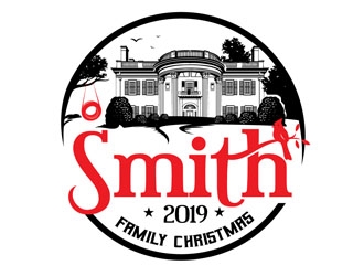 Smith Family Christmas 2019 logo design by DreamLogoDesign