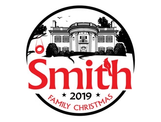 Smith Family Christmas 2019 logo design by DreamLogoDesign