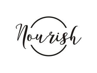 Nourish logo design by rief