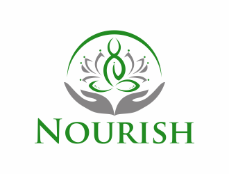 Nourish logo design by luckyprasetyo