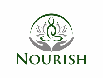 Nourish logo design by luckyprasetyo