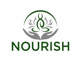 Nourish logo design by luckyprasetyo