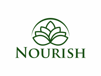 Nourish logo design by luckyprasetyo