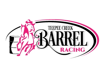 Teepee Creek Barrel Racing  logo design by jaize