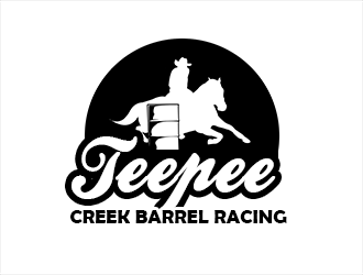 Teepee Creek Barrel Racing  logo design by kunejo