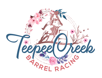 Teepee Creek Barrel Racing  logo design by scriotx