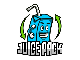 Juice Pack logo design by sakarep