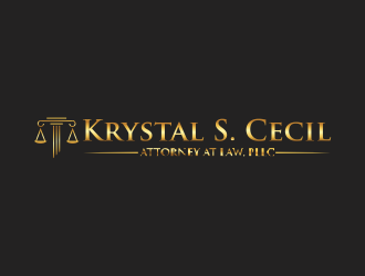 Krystal S. Cecil Attorney at Law, PLLC logo design by luckyprasetyo