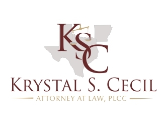 Krystal S. Cecil Attorney at Law, PLLC logo design by crearts