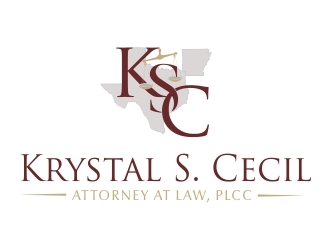 Krystal S. Cecil Attorney at Law, PLLC logo design by crearts