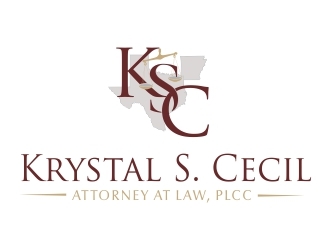 Krystal S. Cecil Attorney at Law, PLLC logo design by crearts