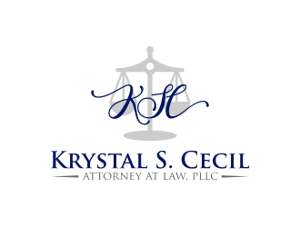 Krystal S. Cecil Attorney at Law, PLLC logo design by pakNton
