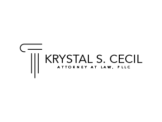 Krystal S. Cecil Attorney at Law, PLLC logo design by ellsa