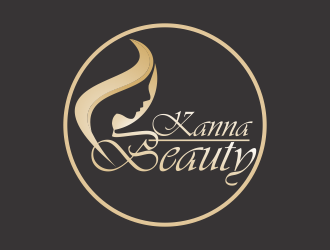 Kanna Beauty logo design by kanal