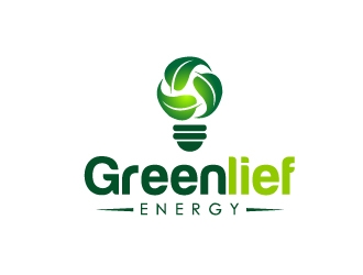 Greenlief Energy logo design by Marianne