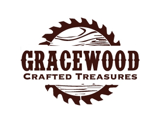 GraceWood Crafted Treasures logo design by AamirKhan