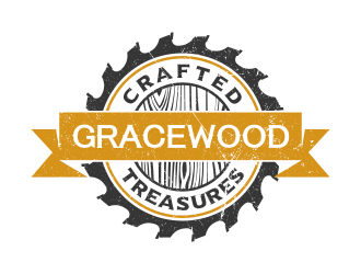 GraceWood Crafted Treasures logo design by Dakon