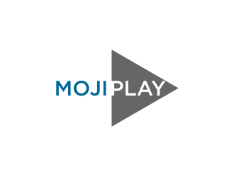 MojiPlay logo design by logitec