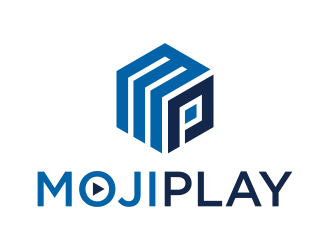 MojiPlay logo design by p0peye