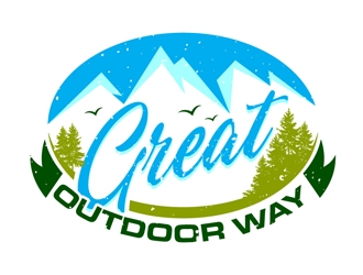 Great Outdoor Way logo design by DreamLogoDesign