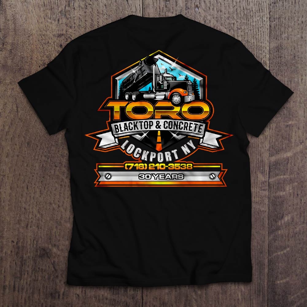 Toro Blacktop & Concrete logo design by dorijo