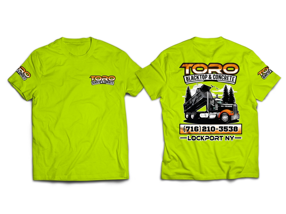 Toro Blacktop & Concrete logo design by iamjason