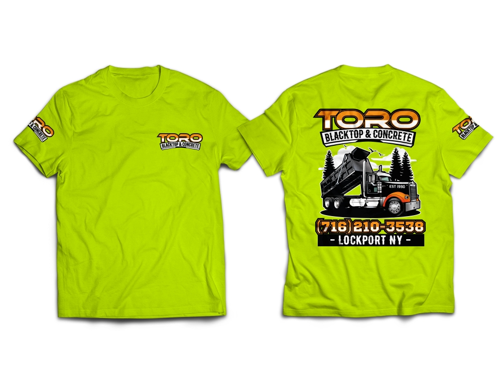 Toro Blacktop & Concrete logo design by iamjason