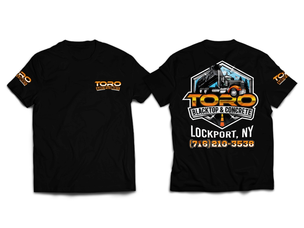 Toro Blacktop & Concrete logo design by iamjason