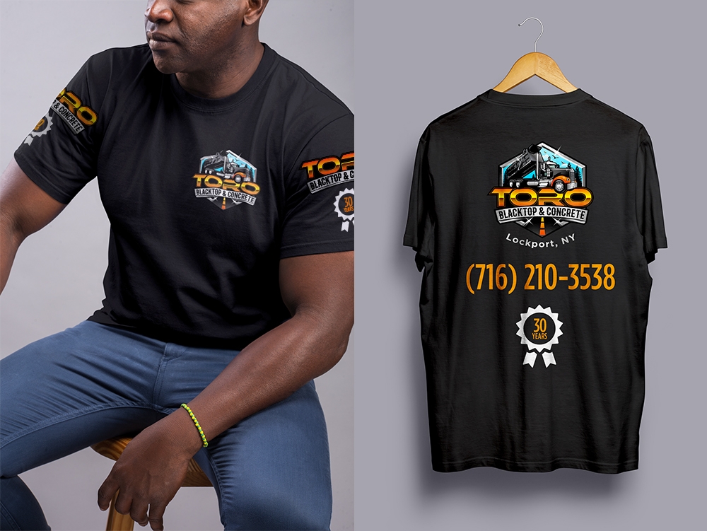 Toro Blacktop & Concrete logo design by Frenic