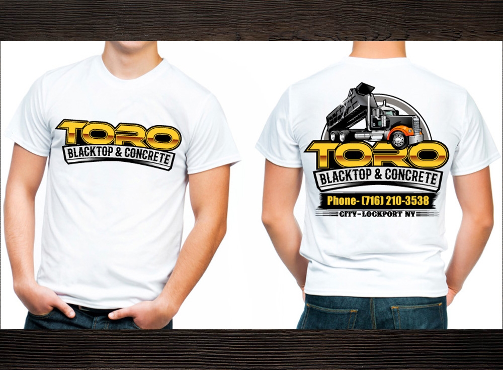 Toro Blacktop & Concrete logo design by THOR_