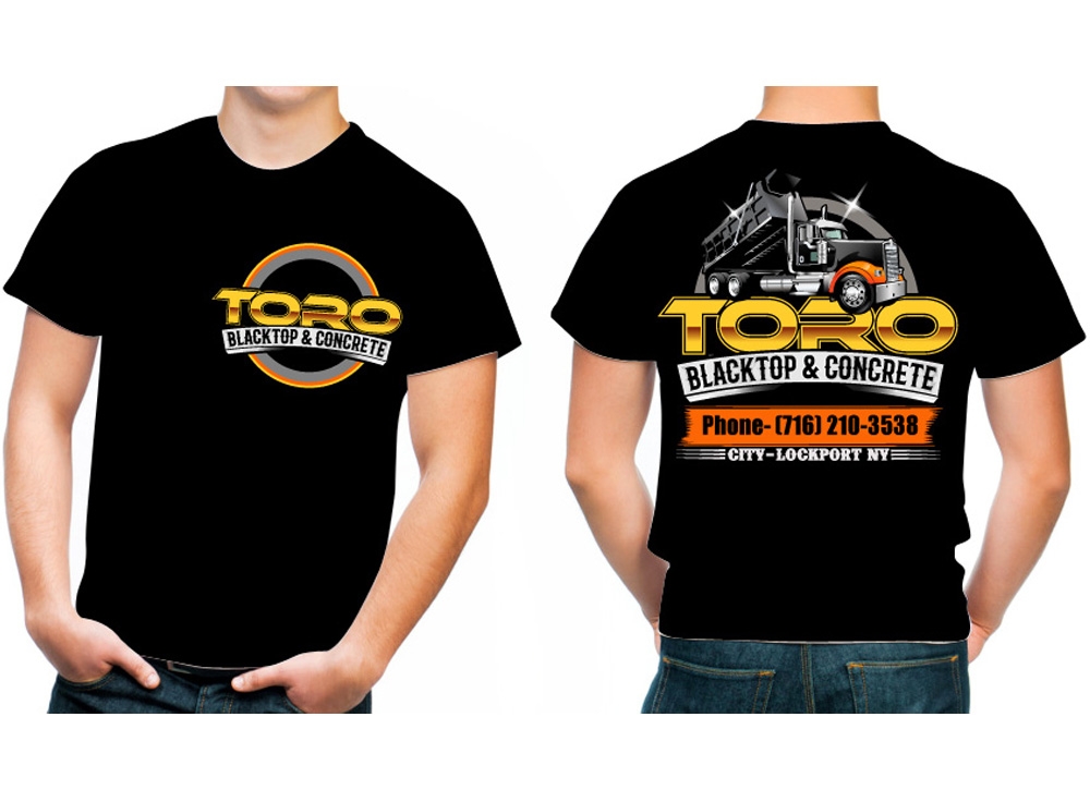 Toro Blacktop & Concrete logo design by THOR_