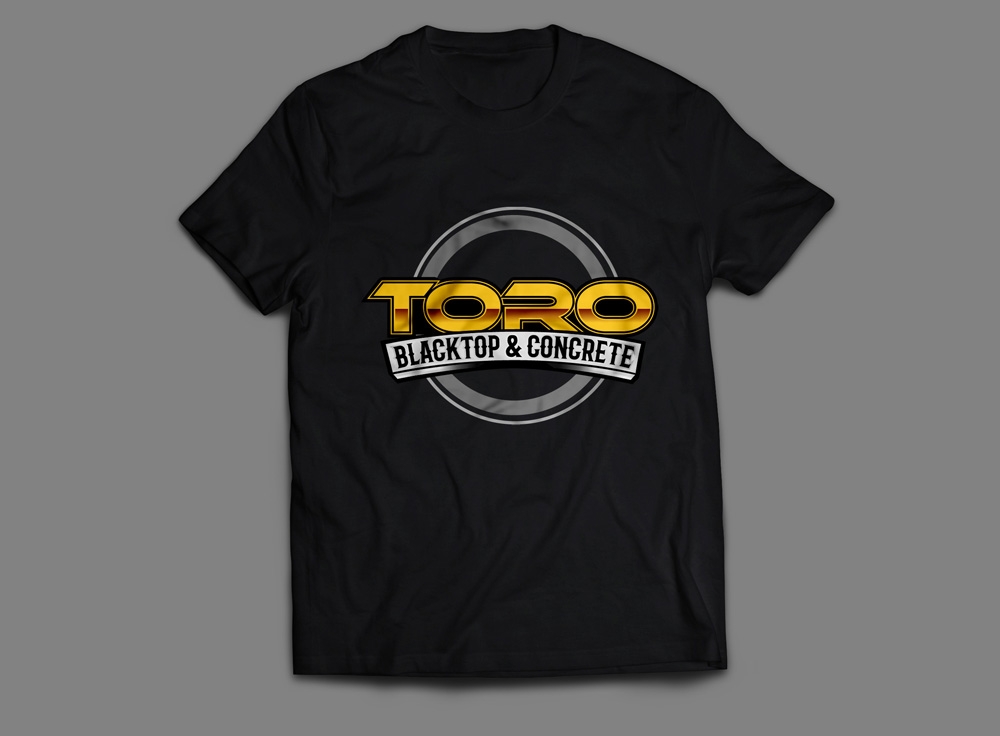 Toro Blacktop & Concrete logo design by THOR_