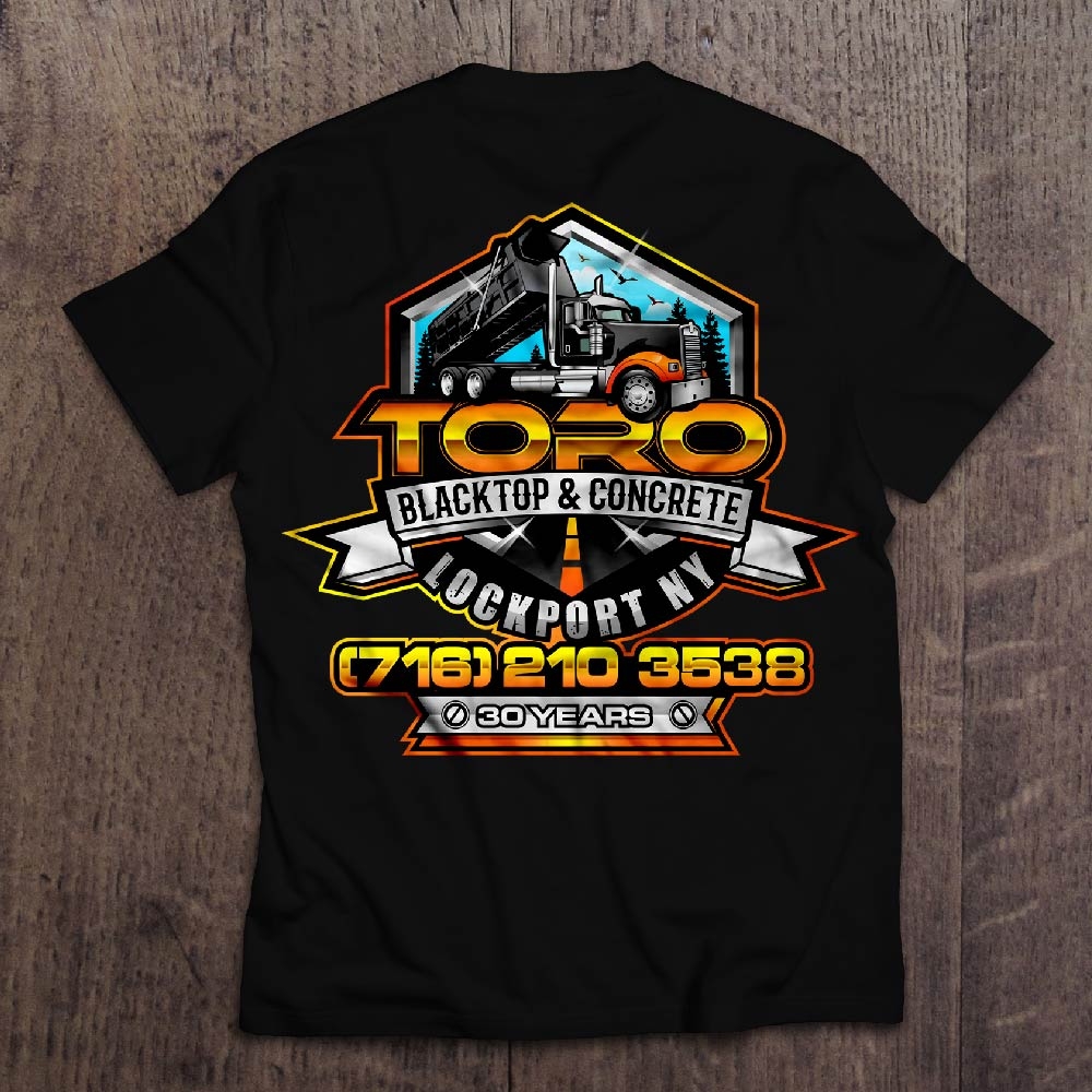 Toro Blacktop & Concrete logo design by dorijo