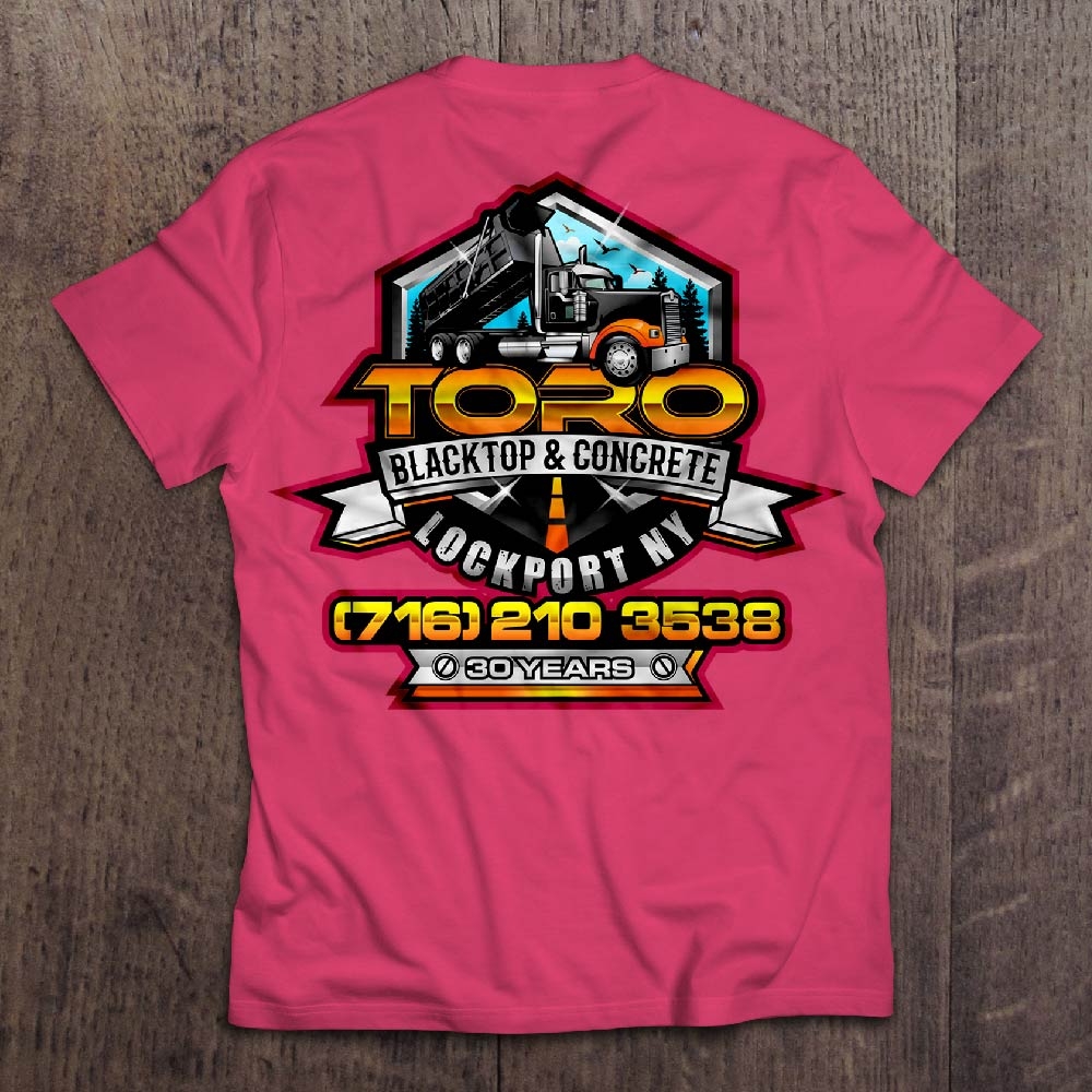 Toro Blacktop & Concrete logo design by dorijo