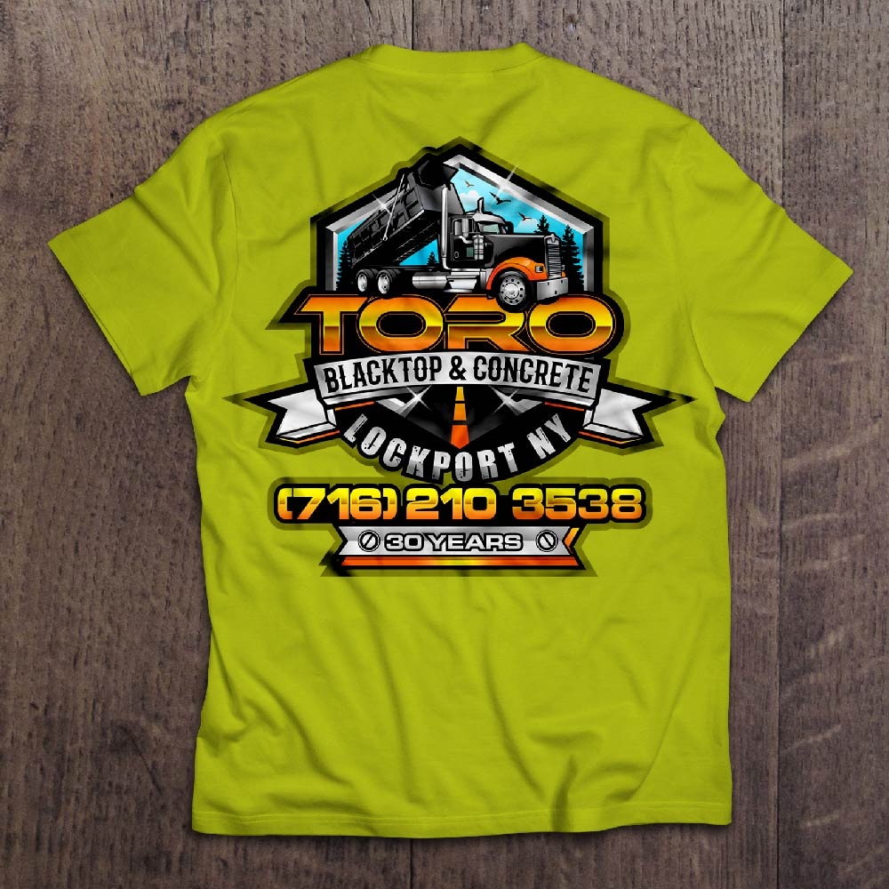 Toro Blacktop & Concrete logo design by dorijo