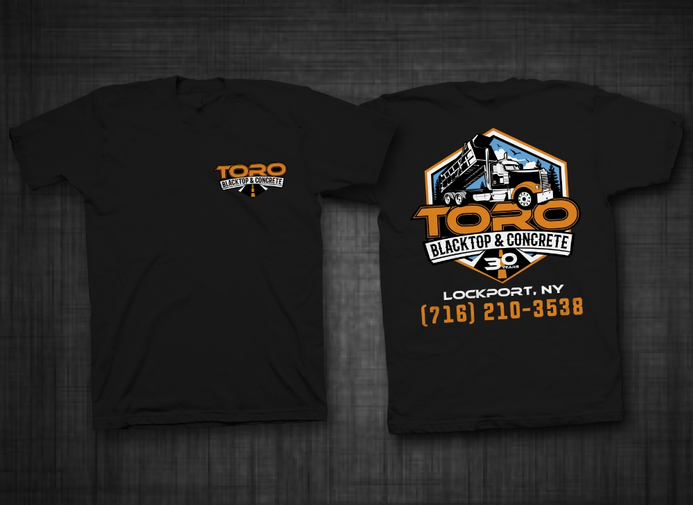 Toro Blacktop & Concrete logo design by LogOExperT