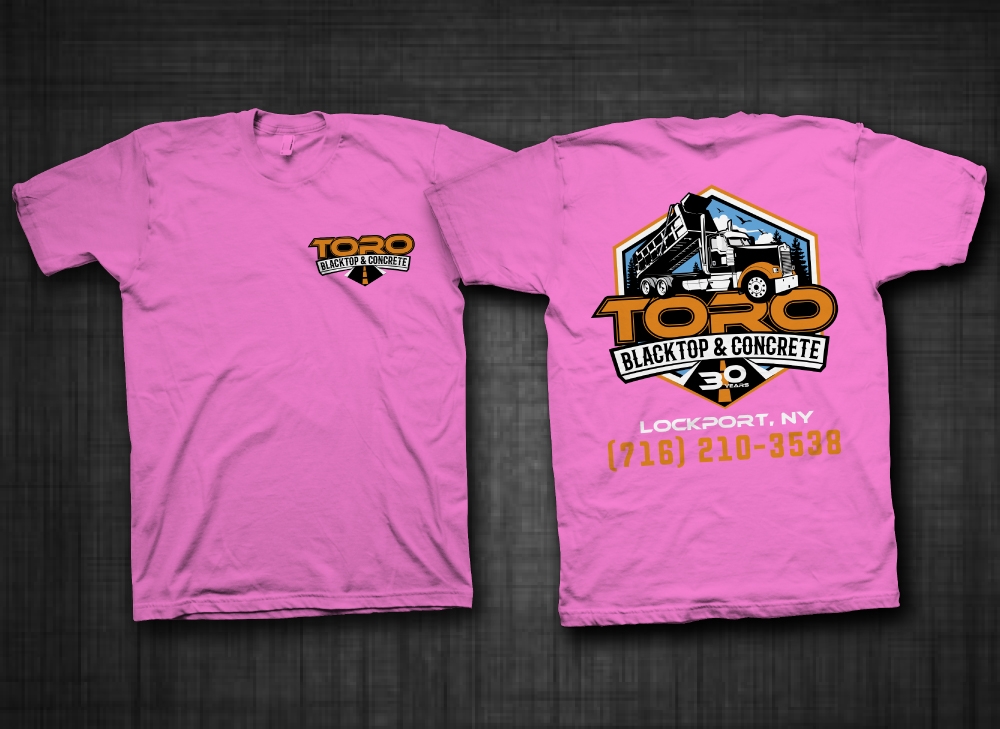 Toro Blacktop & Concrete logo design by LogOExperT