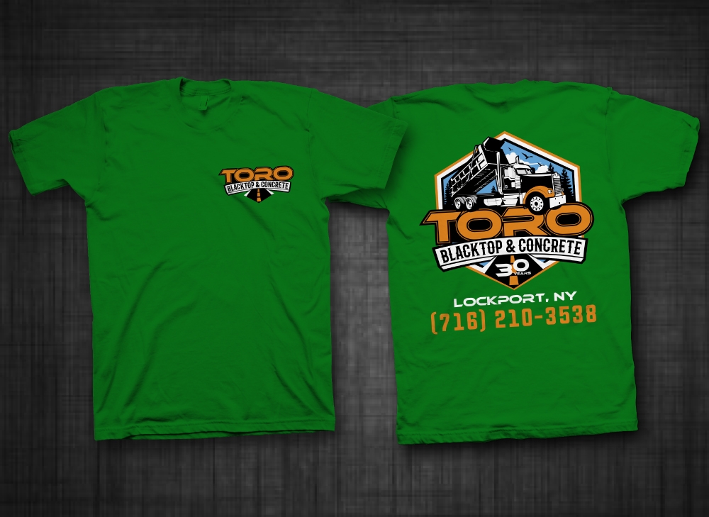 Toro Blacktop & Concrete logo design by LogOExperT