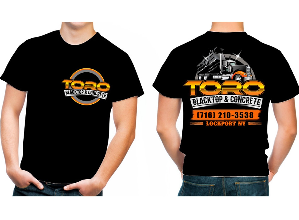 Toro Blacktop & Concrete logo design by THOR_