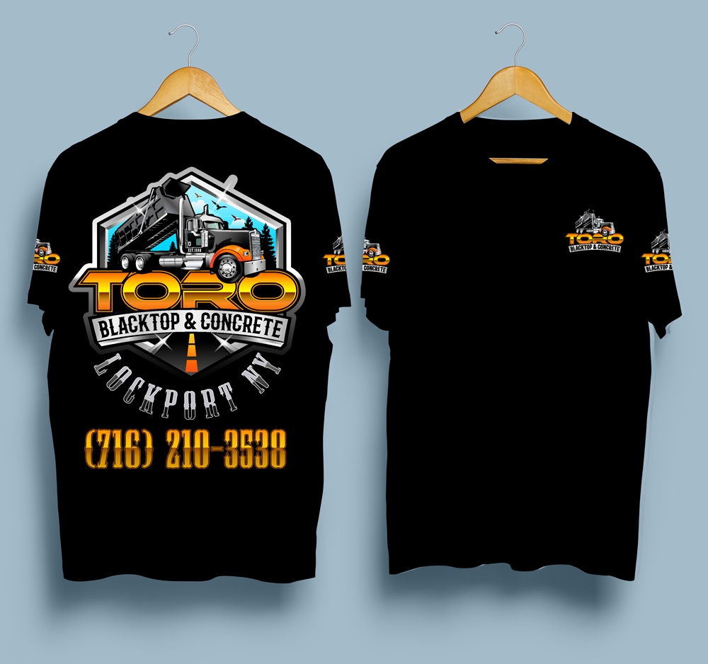 Toro Blacktop & Concrete logo design by XyloParadise