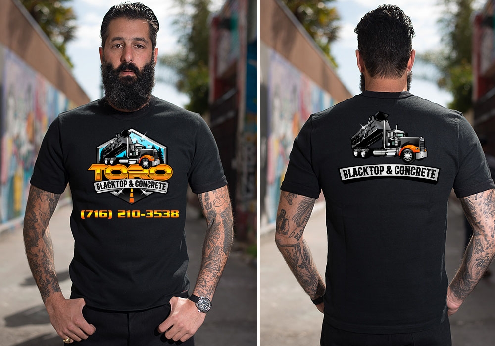 Toro Blacktop & Concrete logo design by bulatITA