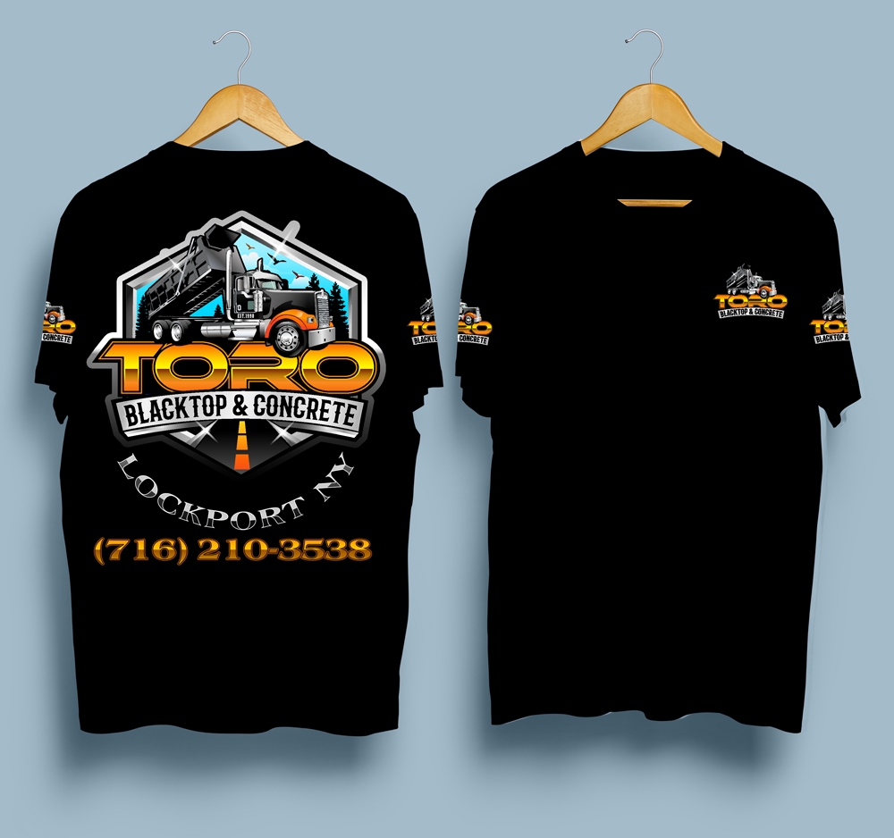 Toro Blacktop & Concrete logo design by XyloParadise