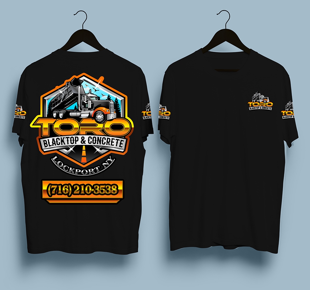 Toro Blacktop & Concrete logo design by XyloParadise