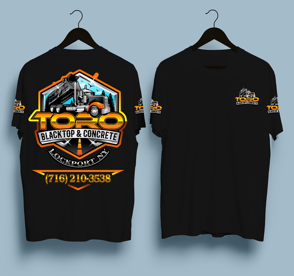 Toro Blacktop & Concrete logo design by XyloParadise