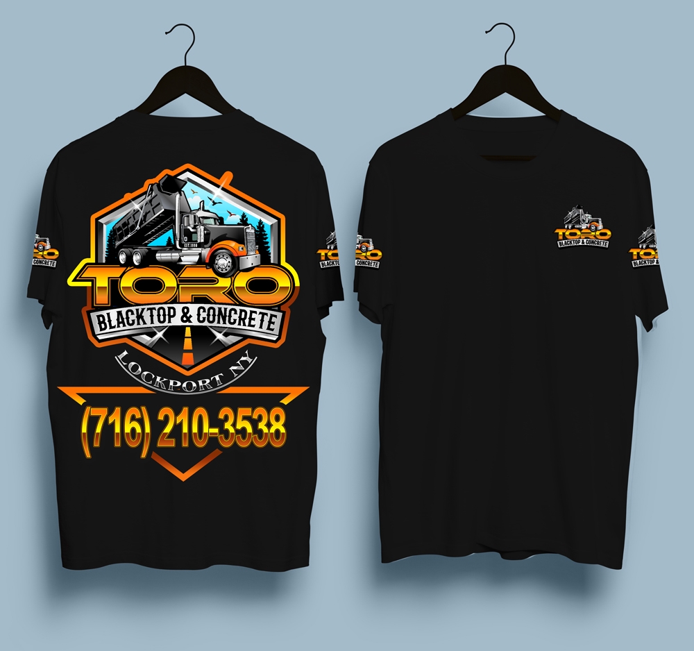 Toro Blacktop & Concrete logo design by XyloParadise