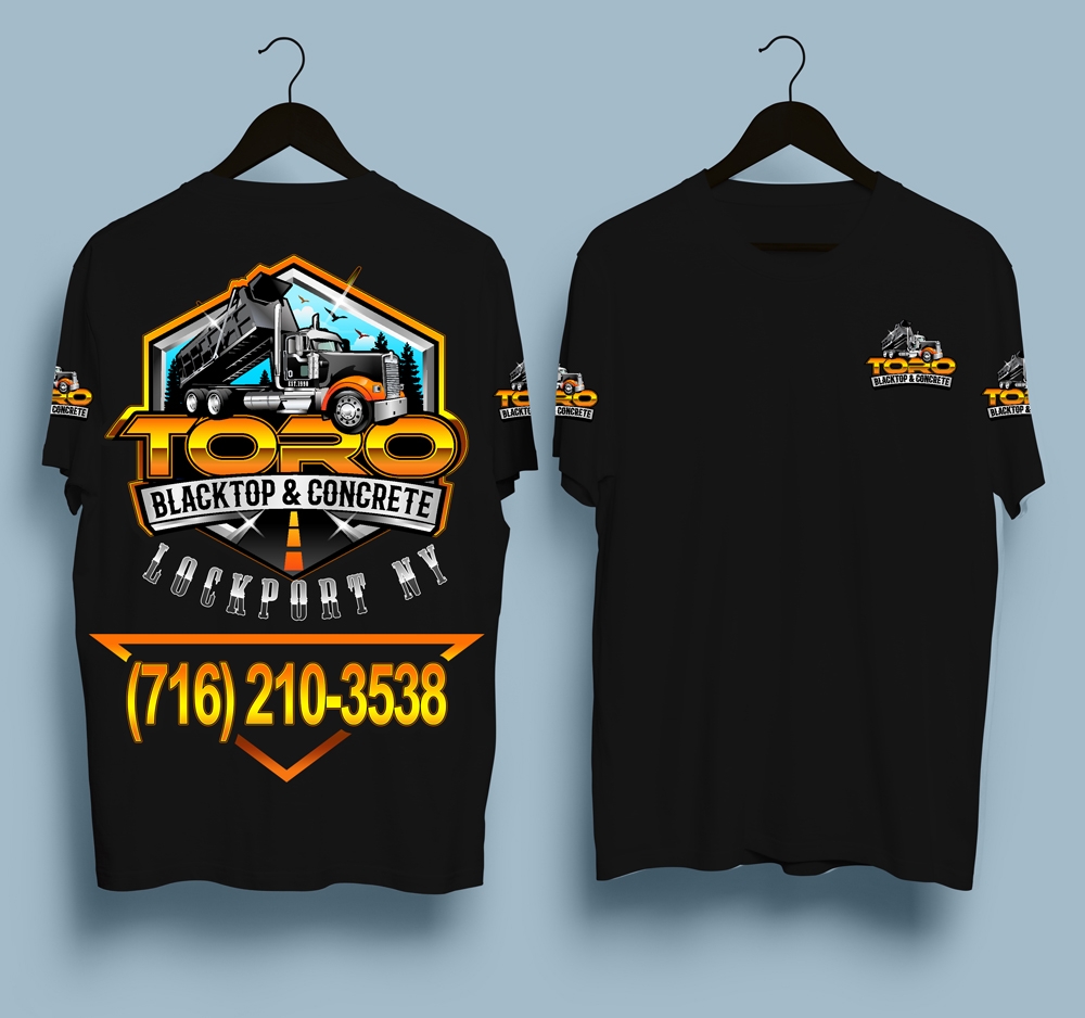 Toro Blacktop & Concrete logo design by XyloParadise