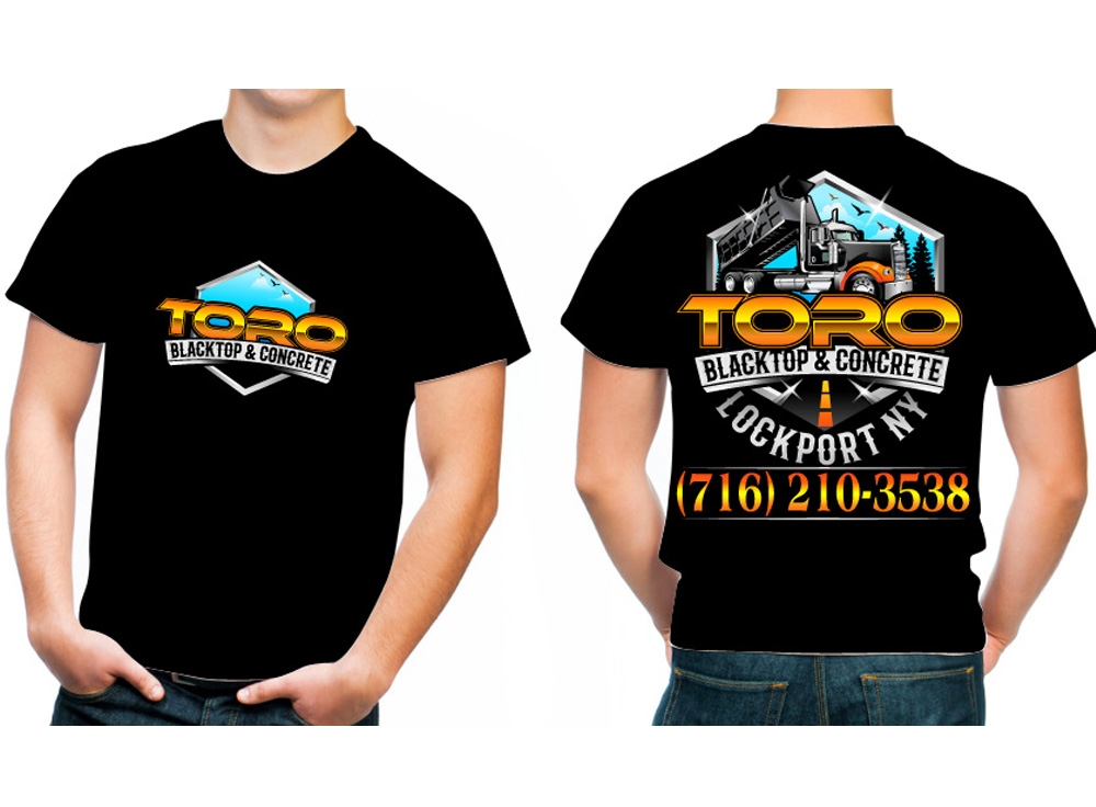 Toro Blacktop & Concrete logo design by THOR_